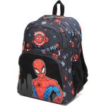 Sacs à dos scolaires noirs Spiderman pour enfant 