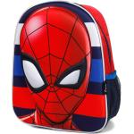 Sacs à dos scolaires rouges Spiderman avec bretelles matelassées pour enfant 