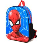Sacs à dos scolaires bleus Spiderman avec bretelles matelassées pour enfant 