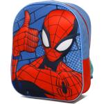 Sacs à dos scolaires rouges Spiderman pour garçon en promo 