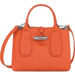 Sacs à main LONGCHAMP Roseau orange en cuir look fashion pour femme 