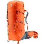 Sacs à dos de randonnée Deuter Aircontact orange avec sangle de compression pour femme en promo 