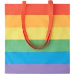 Sac Fourre-Tout Arc-En-Ciel, Sacs À Bandoulière Lgbt Pride Flag Shopping, 100% Coton, Gay Lesbian Bi Trans Festival Merch, Non Binaire, Parade