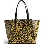 Cabas en cuir Zadig & Voltaire jaunes à effet léopard en cuir pour femme en promo 