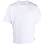 T-shirts col rond SACAI blancs à manches courtes à col rond Taille M look casual 