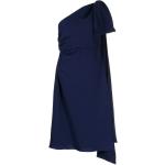 Robes de soirée bleu marine mi-longues sans manches pour femme 