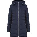 Safflower 2 Longline Quilted Puffer Coat with Hood in Peacoat - Tokyo Laundry - 8
