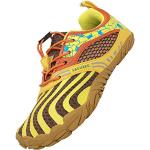Chaussures de randonnée Saguaro jaunes respirantes Pointure 34 look fashion pour enfant 