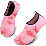 Chaussures de surf Saguaro roses en caoutchouc respirantes Pointure 25 look fashion pour enfant 
