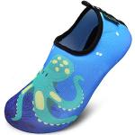 Chaussures montantes Saguaro bleues en caoutchouc Pointure 31 look sportif pour garçon 