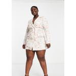 Robes à imprimés multicolores Taille 3 XL plus size pour femme en promo 