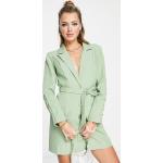 Robes ceinturées vertes Taille XL classiques pour femme en promo 