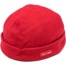 Saint James bonnet Miki à patch logo - Rouge