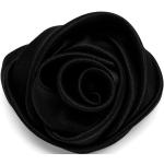 Broches de créateur Saint Laurent Paris noires en tissu pour femme 