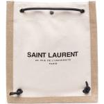 Sacs de créateur Saint Laurent Paris blancs cassés en toile en toile pour homme 