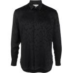 Chemises de créateur Saint Laurent Paris noires imprimées à manches longues classiques pour homme 