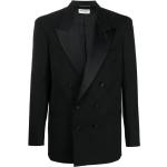 Vestes en laine de créateur Saint Laurent Paris noires à manches longues Taille 3 XL pour homme 