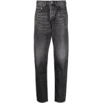 Jeans taille haute de créateur Saint Laurent Paris noirs délavés W24 L29 pour femme 
