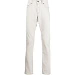 Jeans slim de créateur Saint Laurent Paris blancs en cuir de veau W33 L28 pour homme 