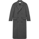 Manteaux en laine de créateur Saint Laurent Paris gris anthracite à manches longues Taille XXL pour homme 