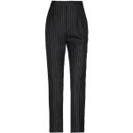 Pantalons taille haute de créateur Saint Laurent Paris noirs lamés en laine Taille M pour femme 