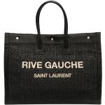 Cabas en cuir de créateur Saint Laurent Paris Rive Gauche noirs pour homme 
