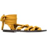 Sandales de créateur Saint Laurent Paris jaunes Pointure 41 pour homme 