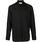 Chemises de créateur Saint Laurent Paris noires imprimées à manches longues classiques pour homme 