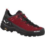 Chaussures de randonnée Salewa rouges en daim en gore tex Pointure 39 pour femme en promo 