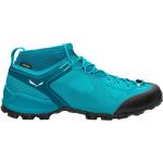 Chaussures de randonnée Salewa bleues en gore tex respirantes Pointure 38 pour femme 