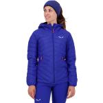 Doudounes de ski Salewa bleues en taffetas coupe-vents à capuche Taille XXS pour femme 