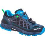Chaussures de randonnée Salewa bleues en gore tex Pointure 28 look fashion pour femme 