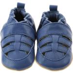 Chaussures Robeez bleues en cuir en cuir pour enfant 