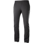 Pantalons de ski Salomon Agile noirs coupe-vents stretch Taille L pour femme en promo 