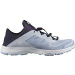 Chaussures de running Salomon bleus clairs en fil filet légères Pointure 40 pour femme en promo 