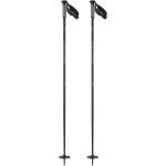 Salomon - Bâtons de ski - Hacker S3 Black en Aluminium - Taille 110 cm - Noir