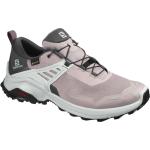 Chaussures de randonnée Salomon roses en gore tex légères Pointure 36,5 look fashion pour femme 