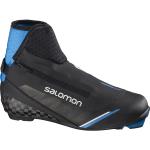 Chaussures de ski de fond Salomon Prolink bleues en carbone 