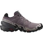 Chaussures de running Salomon Speedcross 5 gris foncé look fashion pour femme 
