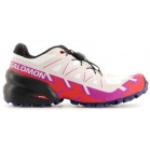 Chaussures de running Salomon Speedcross 5 rouges look fashion pour femme 