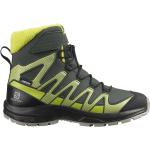 Chaussures de randonnée d'hiver Salomon XA jaunes en fourrure Pointure 35 pour homme 