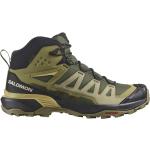Chaussures de randonnée Salomon X Ultra vertes en cuir en gore tex résistantes à l'eau Pointure 41,5 pour homme 