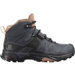 Chaussures de randonnée Salomon X Ultra 4 grises en cuir en gore tex résistantes à l'eau Pointure 37,5 pour femme 