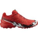 Chaussures trail Salomon Speedcross 5 rouges en gore tex Pointure 43,5 pour homme 