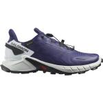 Chaussures de running Salomon Supercross bleues en gore tex Pointure 39,5 classiques pour femme 