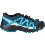 Chaussures de randonnée Salomon bleues Pointure 38 avec un talon jusqu'à 3cm pour enfant en promo 