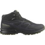 Salomon - Chaussures de randonnée - Outway Mid Cswp Junior Phantom/Black/Safety Yellow - Taille Enfant 31 - Noir