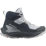 Salomon - Chaussures de randonnée Gore-Tex - Elixir Mid Gtx W Carbon/Pearl Blue/Flint Stone pour Femme - Taille 5 UK - Gris
