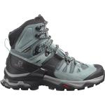 Salomon - Chaussures de trekking Gore-Tex - Quest 4 Gtx W Slate/Trooper/Opal Blue pour Femme en Cuir - Taille 4,5 UK - Bleu