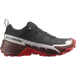 Salomon - Chaussures de randonnée journée en Gore-Tex - Cross Hike Gtx 2 Black/Bitter Chocolate/Fiery Red pour Homme - Taille 11,5 UK - Noir